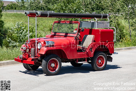 Former 1957 Willys Jeep CJ-5 / Howe Allentown Engine