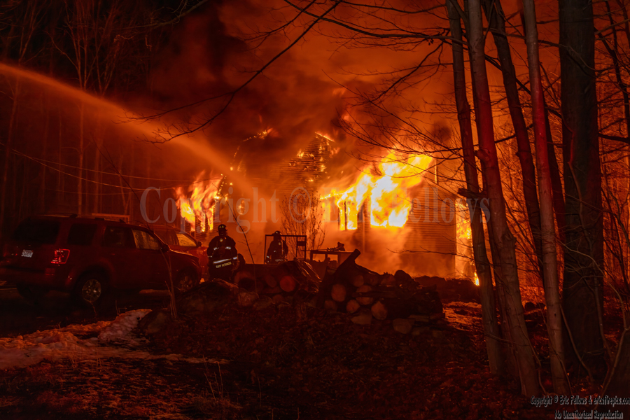 Townsend MA Fire Scene